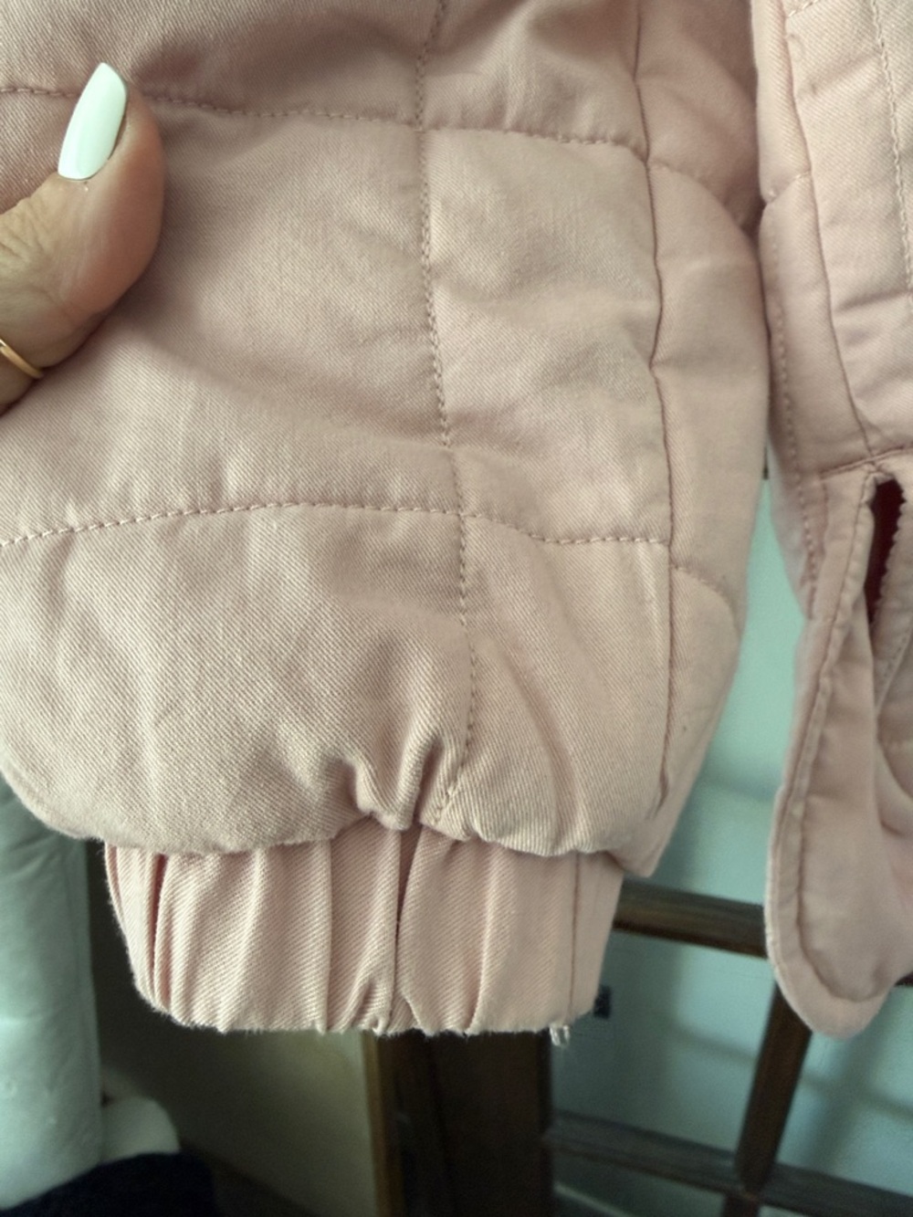 art class Pink Quilted Pullover Hooded Jacket - Picture 4 of 7